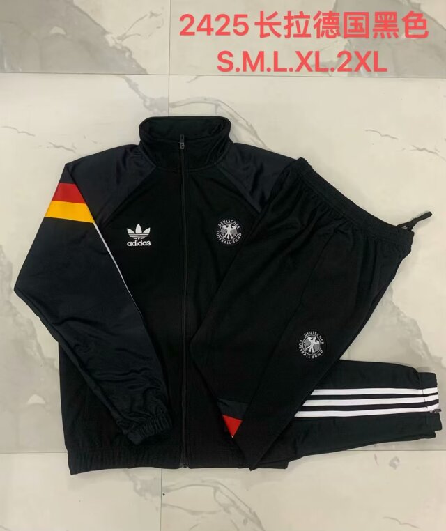 AAA Quality Germany 24/25 Tracksuit - Black/Red/Yellow